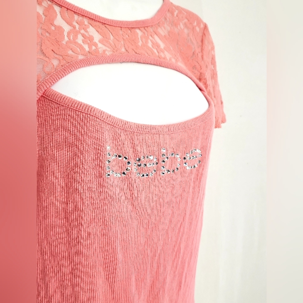 Pink Bebe shirt, womens shirt - Picture 4 of 8